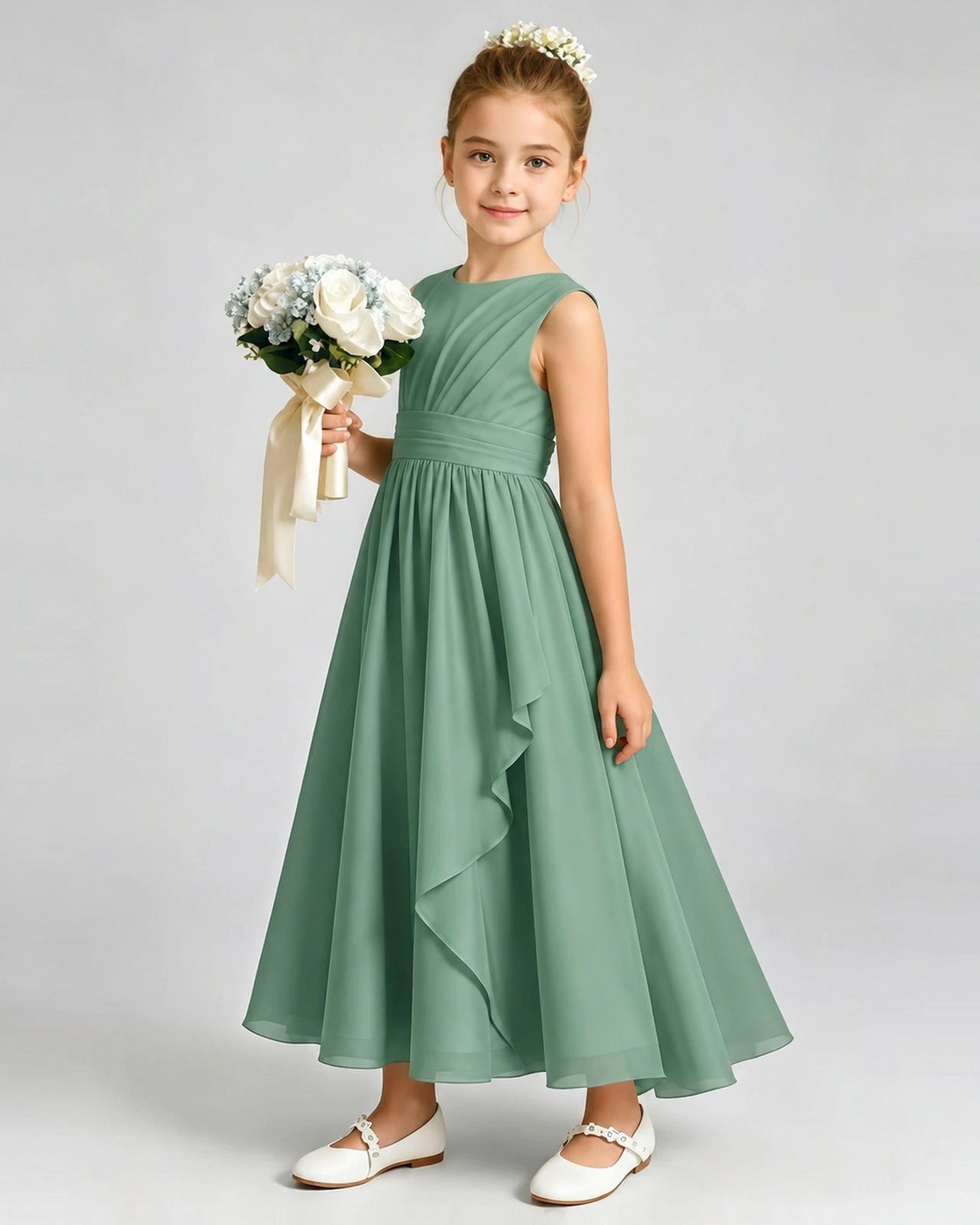 eucalyptus junior bridesmaid dresses Dress | Chiffon Side Ruffle Gown neck halter dress is new:NEW IN Free People Beach Bliss Size:Xlarge uk16
