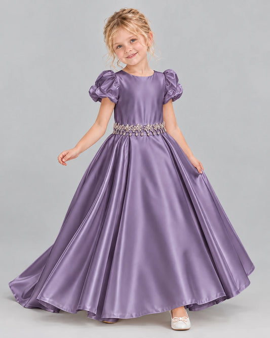 Wisteria Ball Gown Girls Formal Dress Front