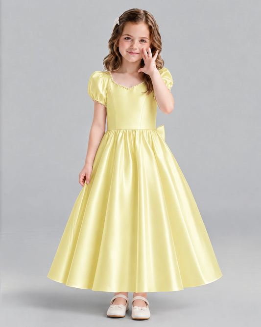 Daffodil Ball Gown Girls Formal Dress Front