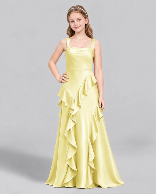 Daffodil A-line Junior Bridesmaid Dress Front