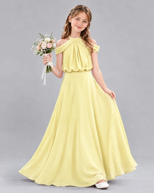 Daffodil A-line Junior Bridesmaid Dress Front