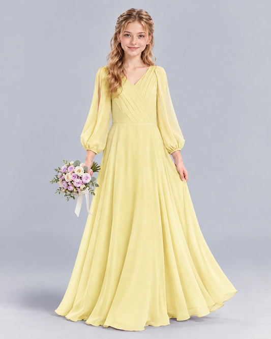 Daffodil A-line Junior Bridesmaid Dress Front
