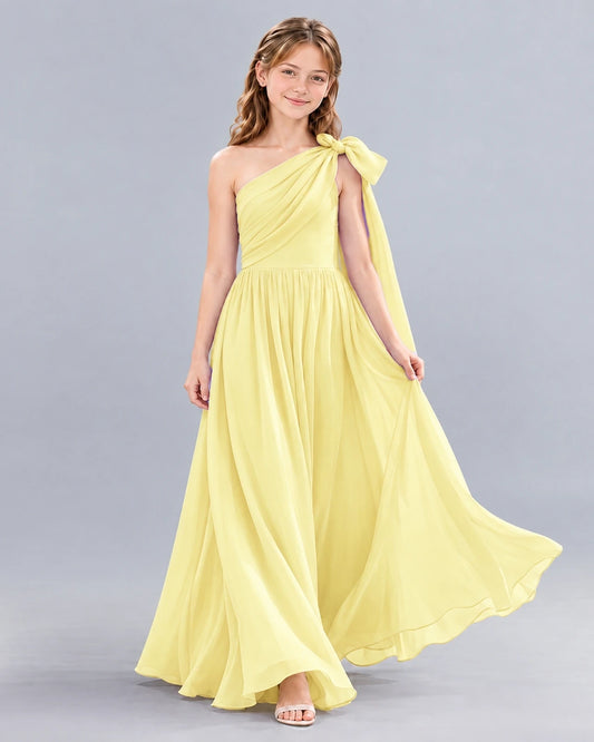 Daffodil A-line Junior Bridesmaid Dress Front
