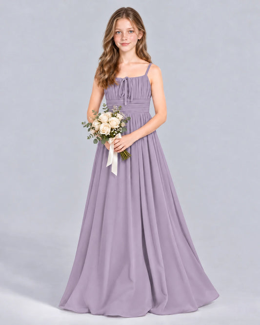 Wisteria A-line Junior Bridesmaid Dress Front