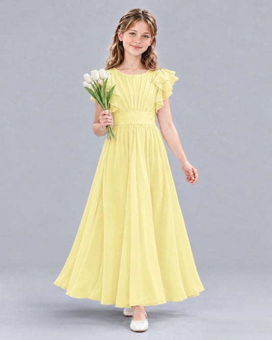Daffodil A-line Junior Bridesmaid Dress Front