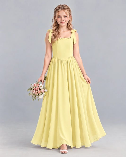 Daffodil A-line Junior Bridesmaid Dress Front