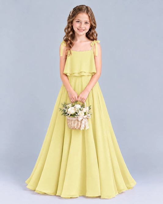 Daffodil A-line Junior Bridesmaid Dress Front