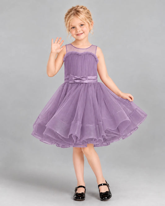 Wisteria Ball Gown Girls Formal Dress Front