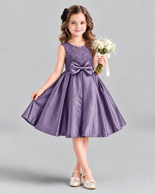 Wisteria A-line Girls Formal Dress Front