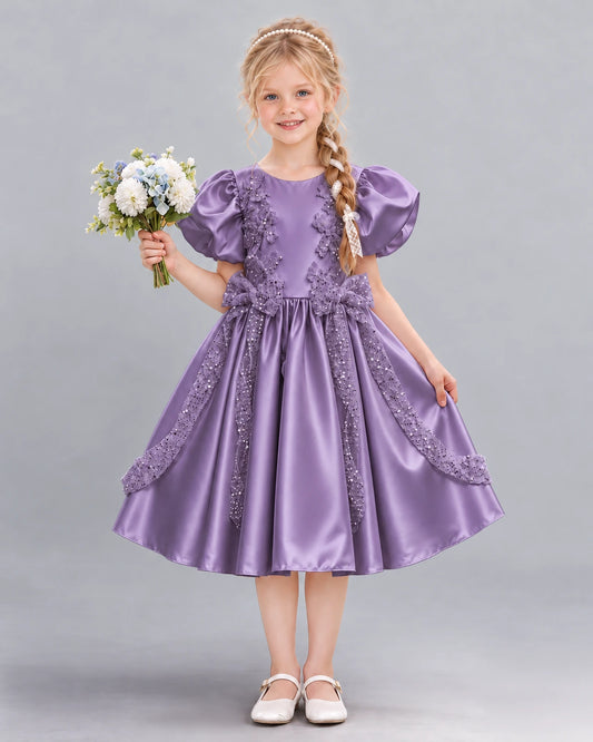 Wisteria A-line Girls Formal Dress Front