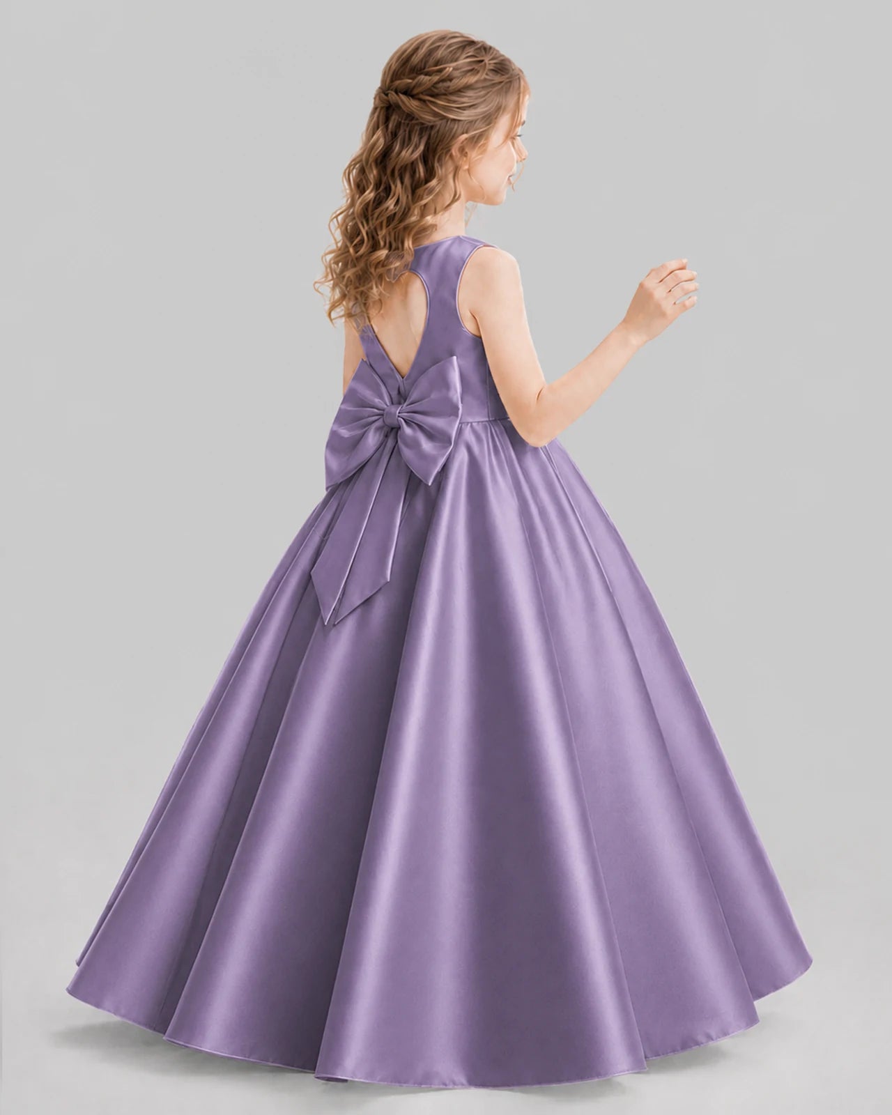 Wisteria A-line Girls Formal Dresses Pose