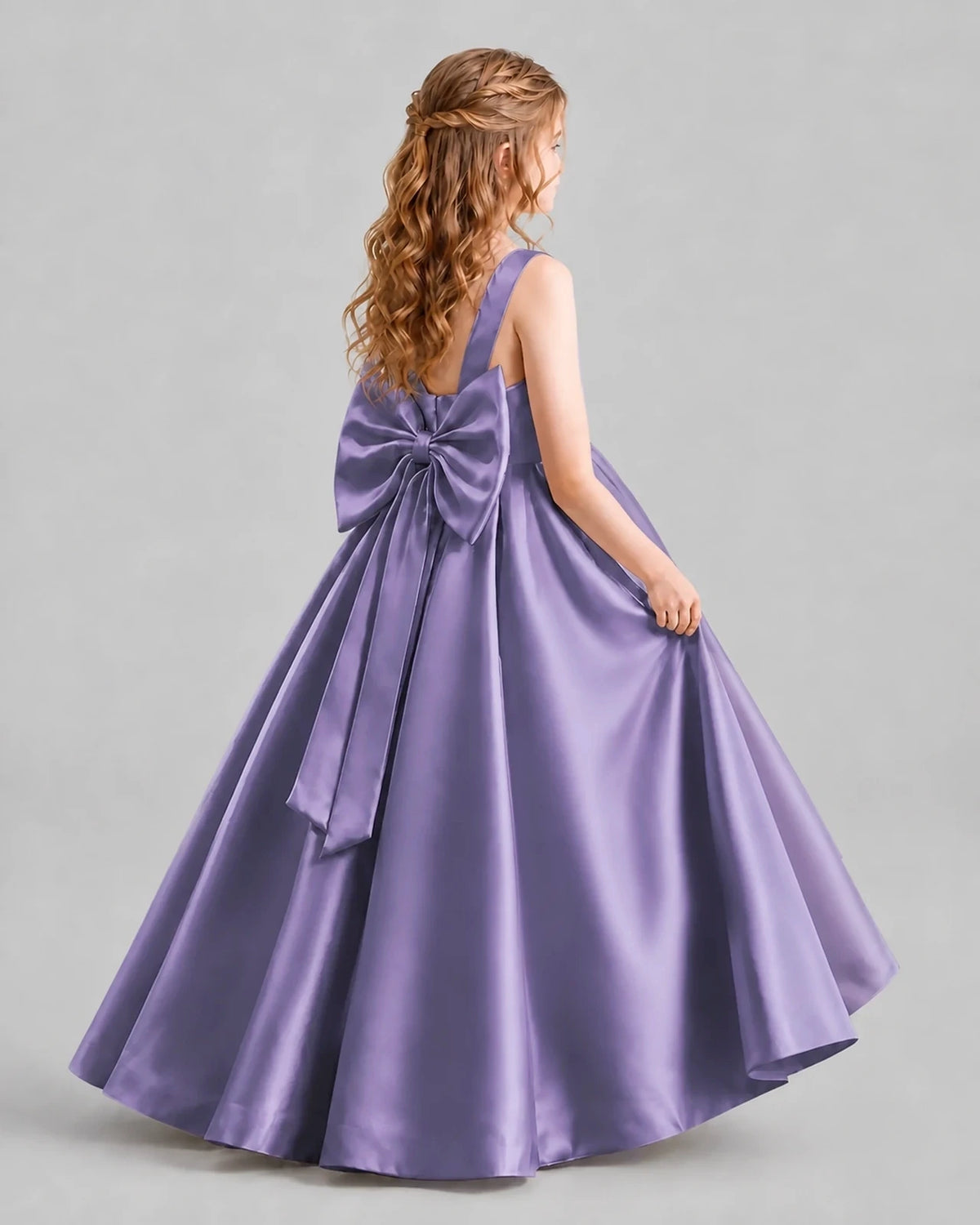 Wisteria Ball Gown Girls Formal Dresses Back