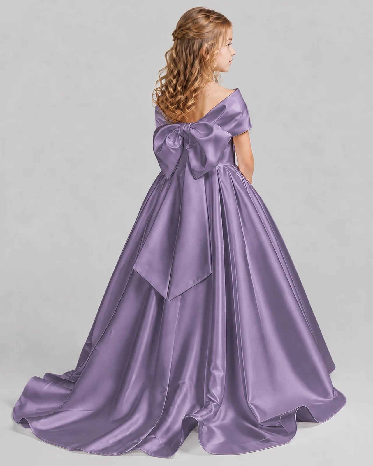 Wisteria Ball Gown First Communion Dresses Back