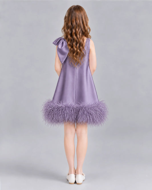 Wisteria A-line Girls Formal Dresses Back