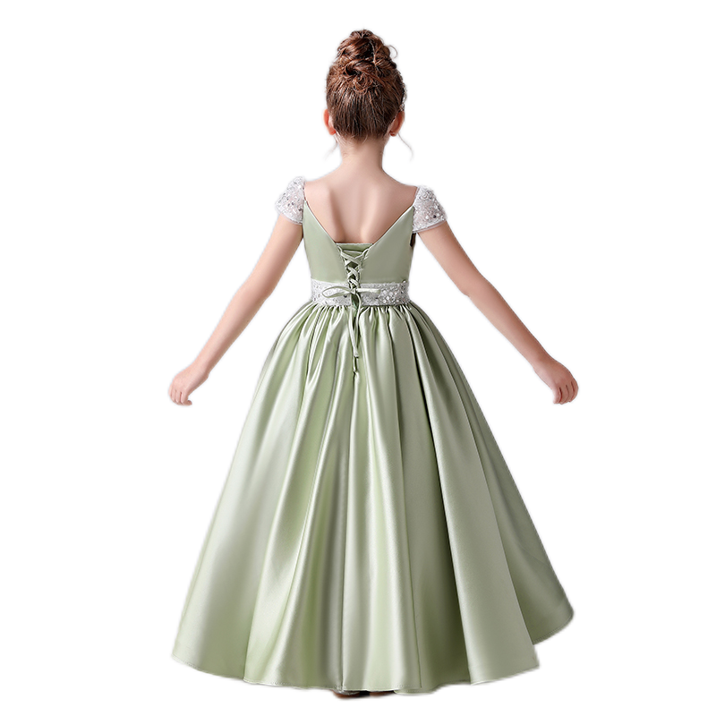 Juniors First Communion Dresses Elegant Beauty Pageant Dress Evening Long Gown For Teen Girls
