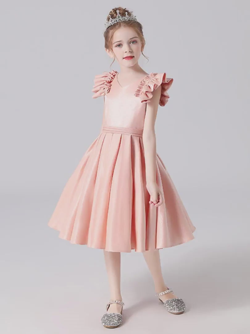 green emerald velvet dress Sparkle Obsessed Luxury Tutu Special Occasion Dress – Mia Belle Girls main image 0