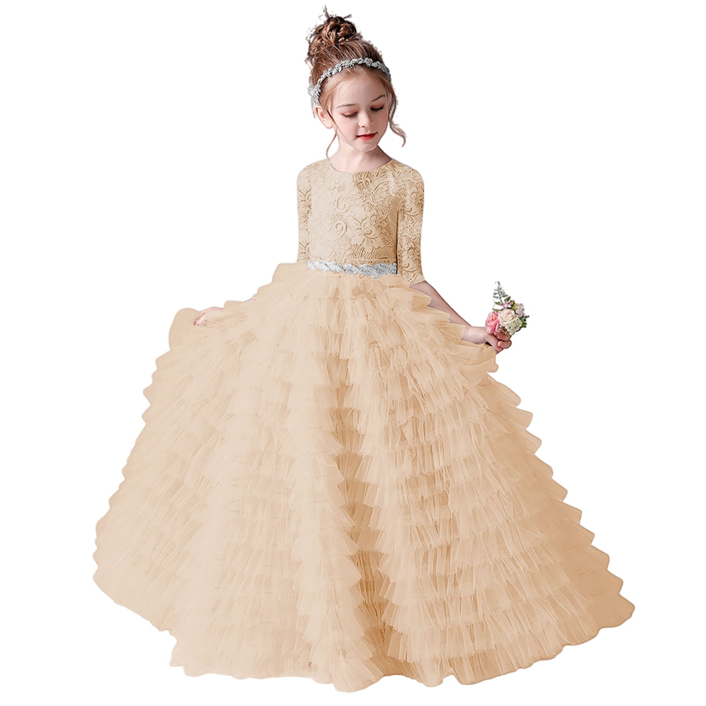 First Communion Dresses For Teen Girls Princess Birthday Party Dress 680ZX