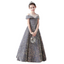 Dideyttawl Girls Formal Dress with Off the Shoulder Illusion Neck