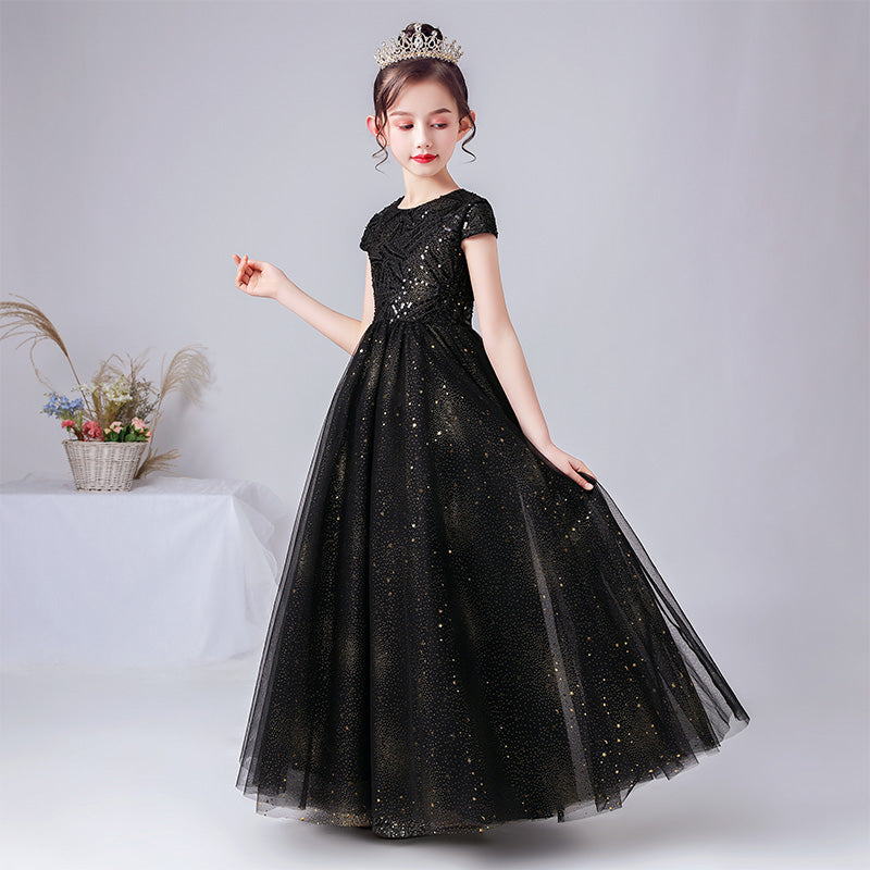 Junior Special Occasion Dresses Formal Dresses For Teen Girls Sequin Evening Ball Gown Full Length