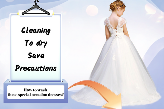 How to wash these special occasion dresses?