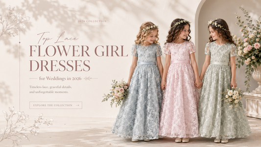 Top Lace Flower Girl Dresses for Weddings