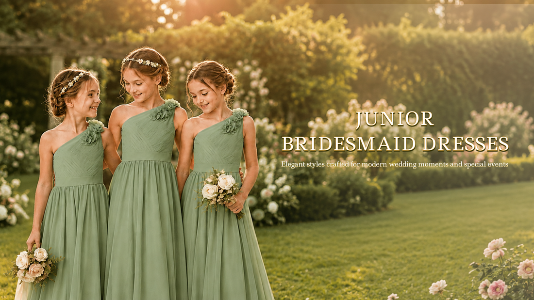 Sage Green Flower Girl & Junior Bridesmaid Dresses for Weddings (2026)