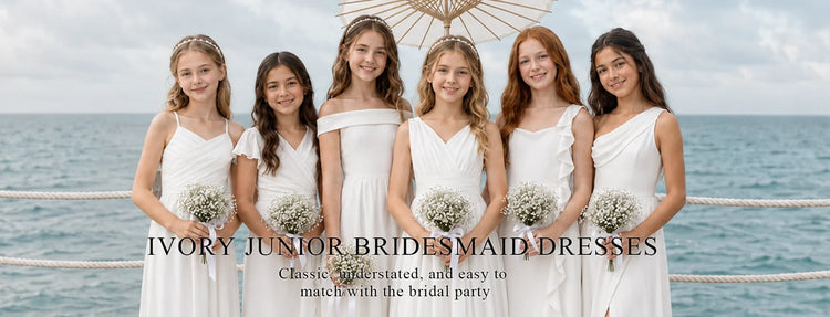 Ivory Junior Bridesmaid Dresses
