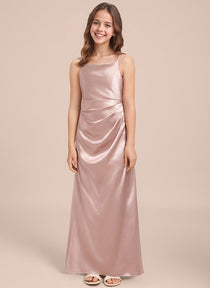 Dideyttawl A-Line Junior Bridesmaid Dresses  Special Occasion Dress for Girls 2520