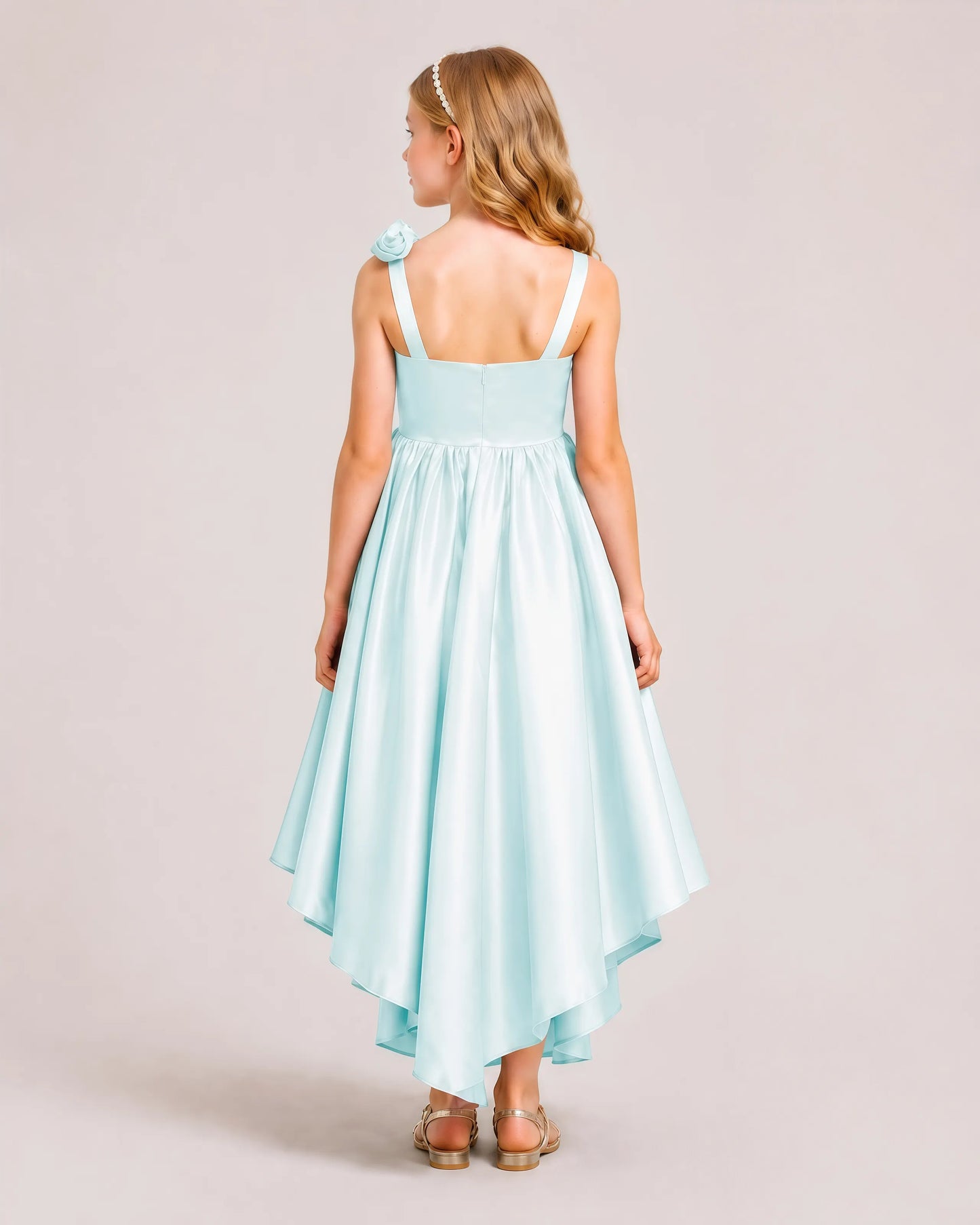 Baby Blue Junior Bridesmaid Dresses