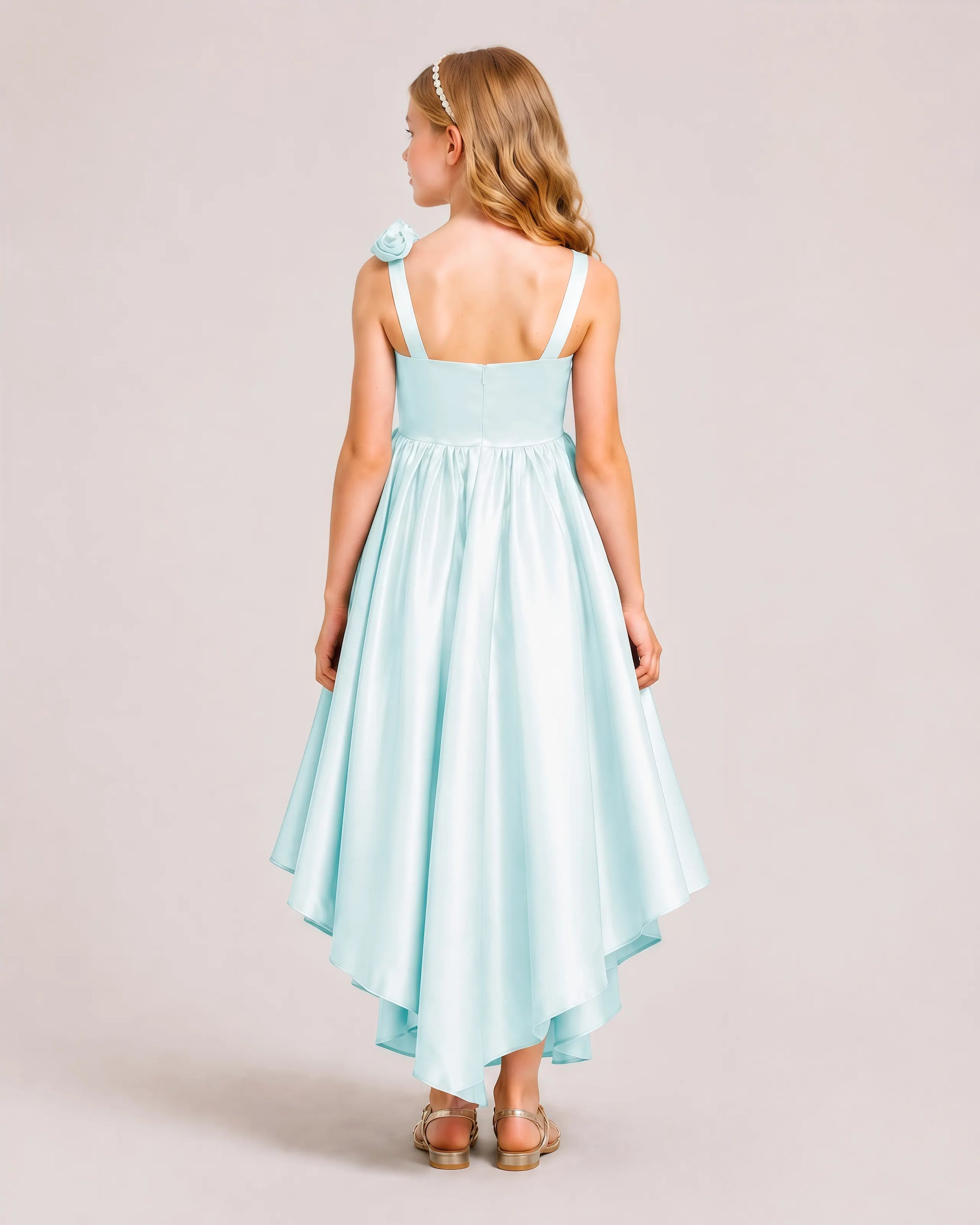 Baby Blue Junior Bridesmaid Dresses