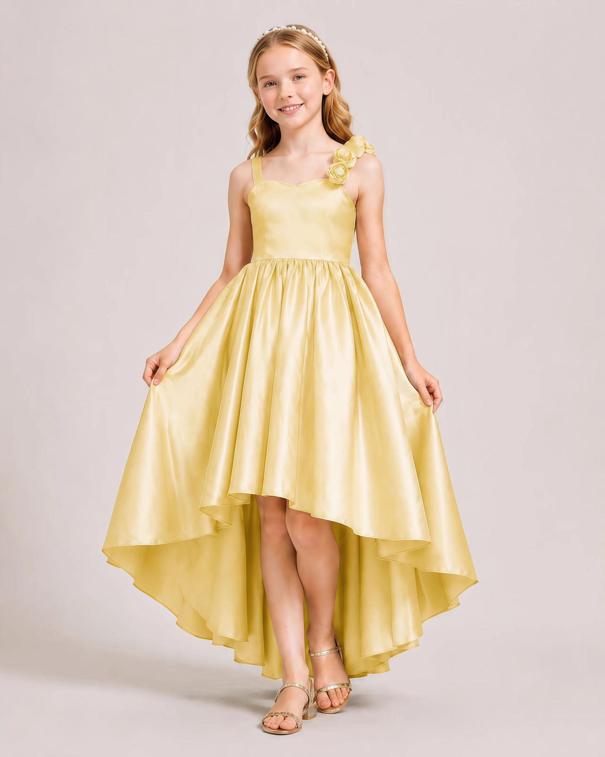 Gold Junior Bridesmaid Dresses