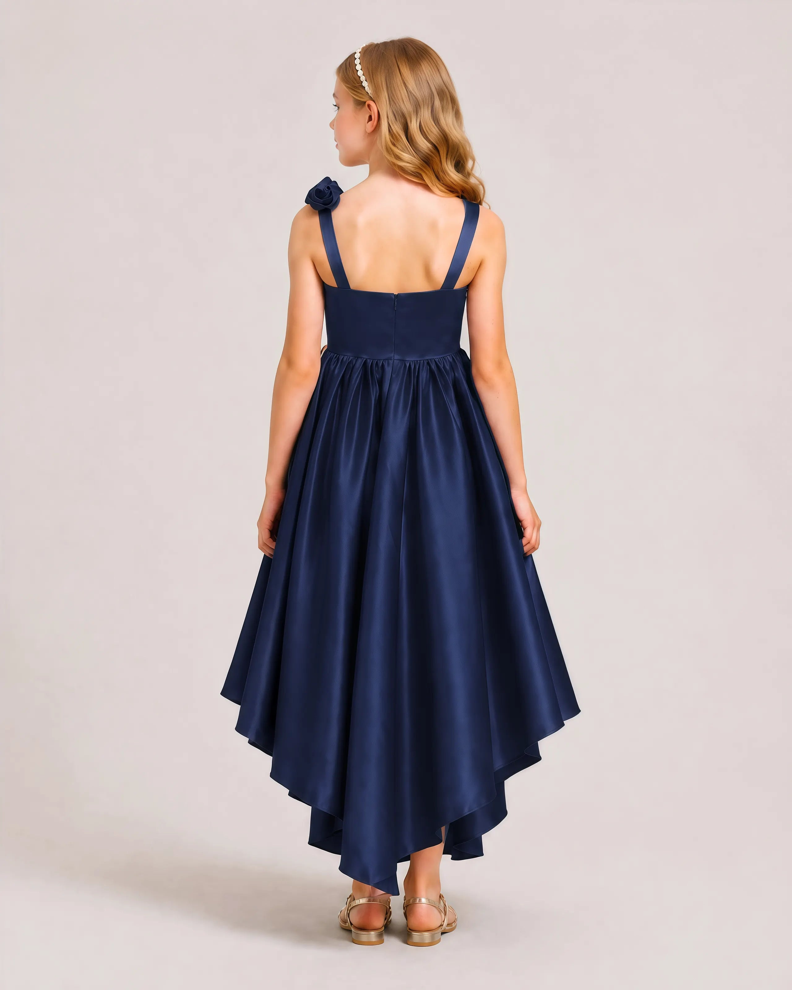 Navy Blue Junior Bridesmaid Dresses