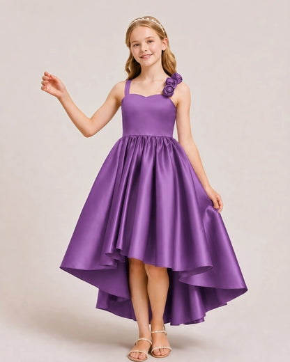 Plum Junior Bridesmaid Dresses