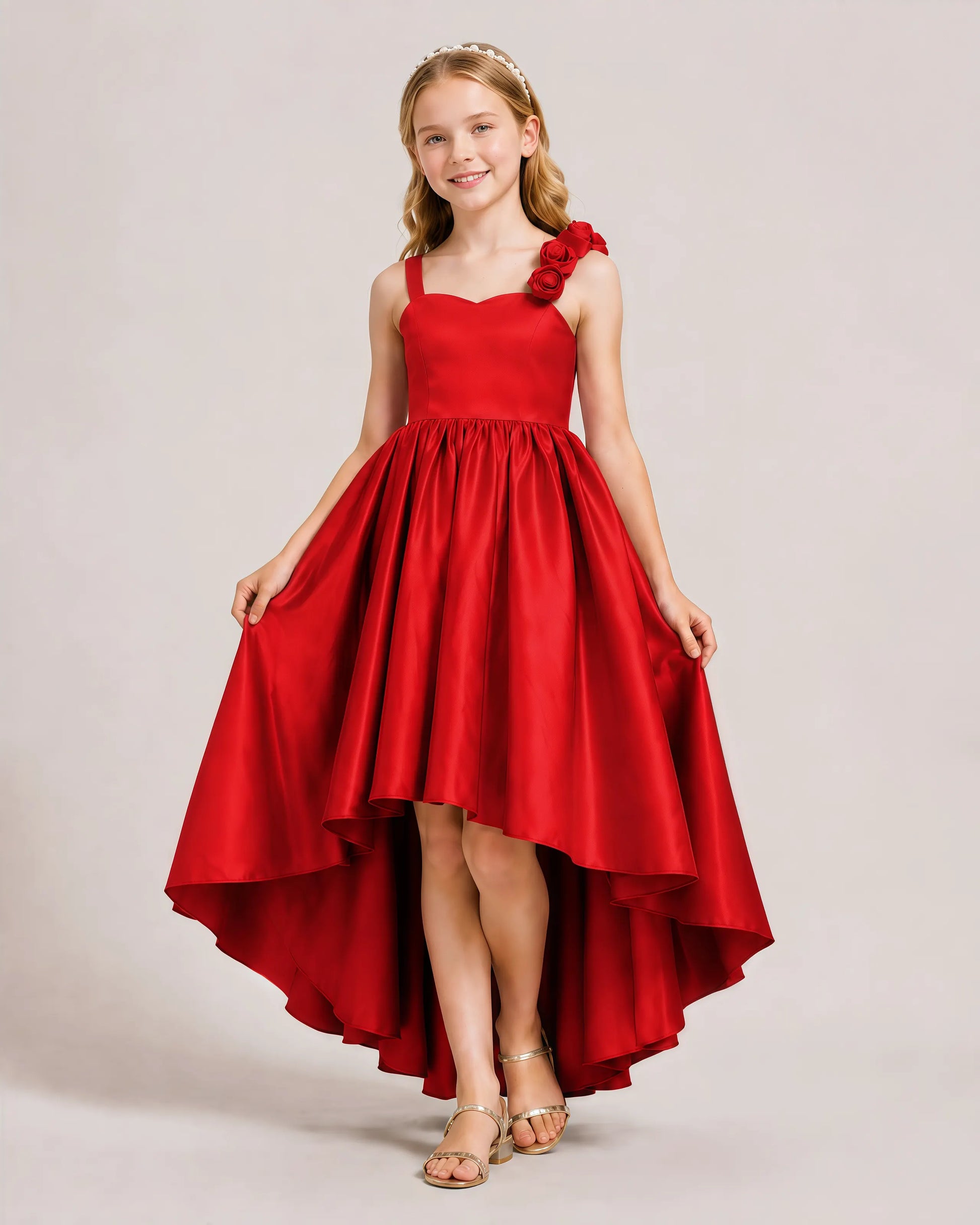 Red Junior Bridesmaid Dresses