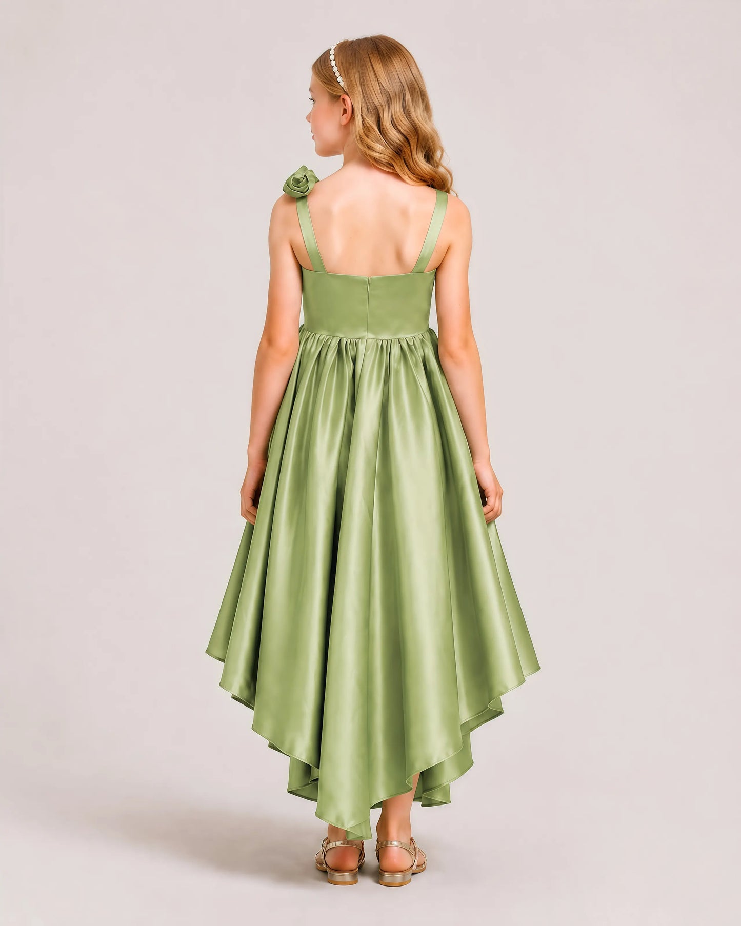 Olive Junior Bridesmaid Dresses