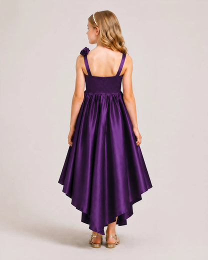 Purple Junior Bridesmaid Dresses