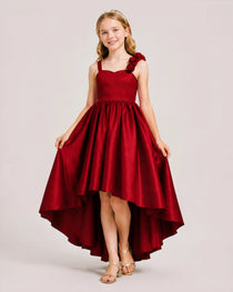 Burgundy Junior Bridesmaid Dresses
