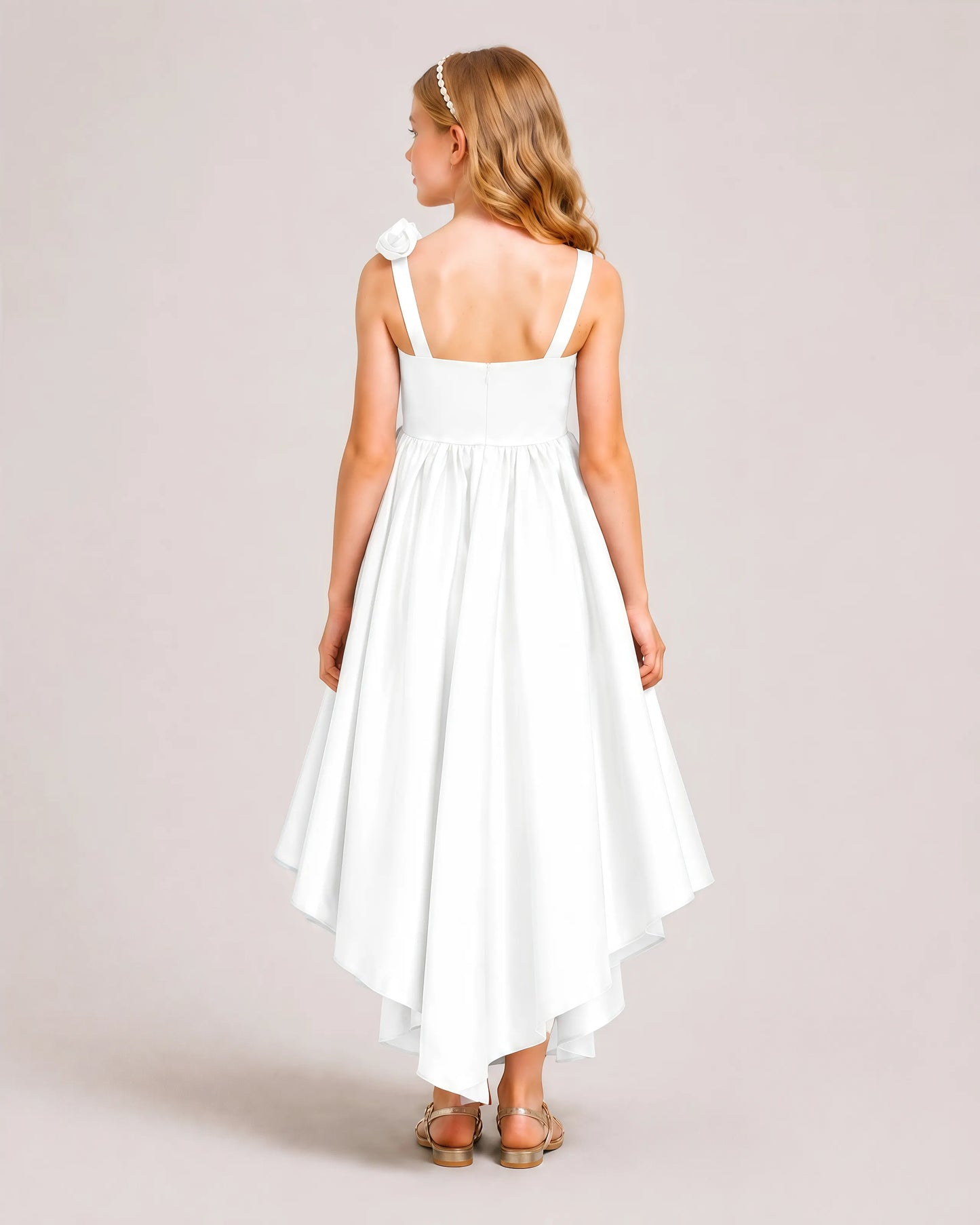 White Junior Bridesmaid Dresses
