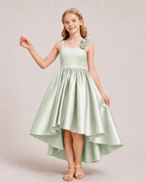 Sage Green Junior Bridesmaid Dresses