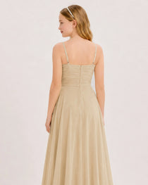Champagne Junior Bridesmaid Dress