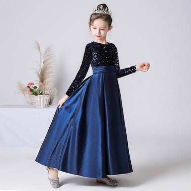 long sleeve girls dresses Girls Sequins Dress | Fashion Winter Dresses