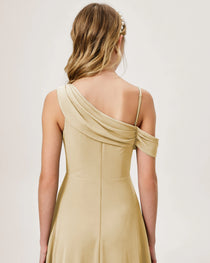 Champagne Chiffon Junior Bridesmaid Dress