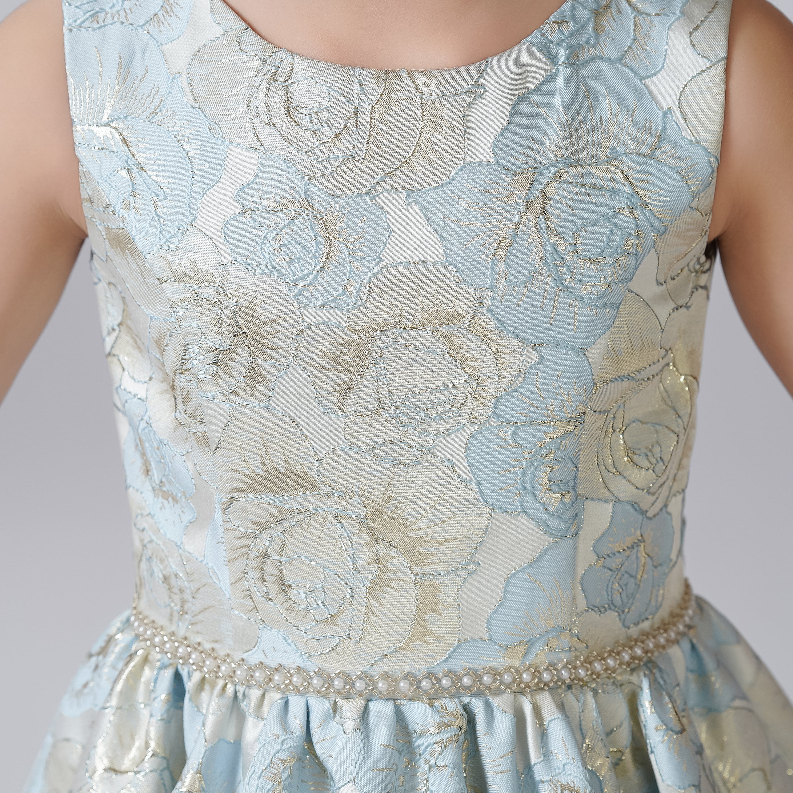 Dideyttawl Satin Girls Formal Dress for Wedding Pageant Special Occasion Ball Gown 750