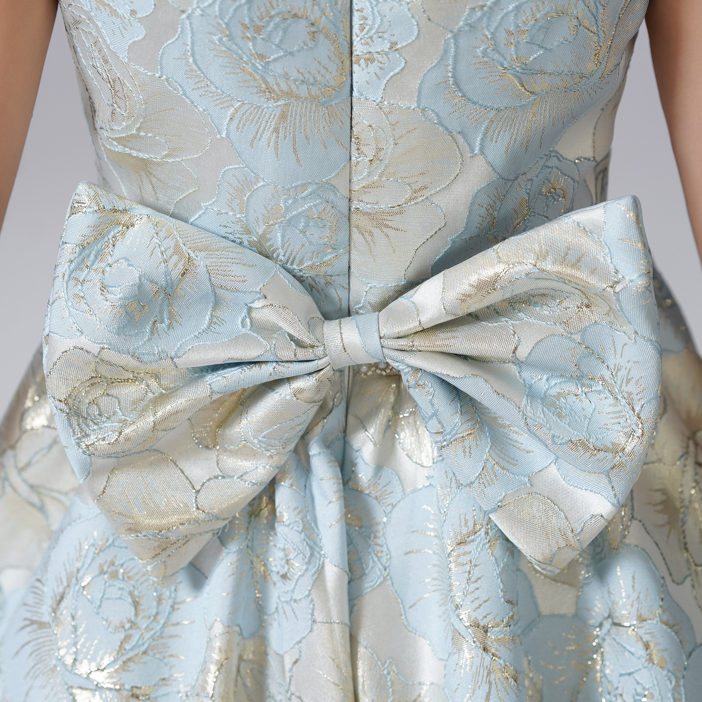 Dideyttawl Satin Girls Formal Dress for Wedding Pageant Special Occasion Ball Gown 750