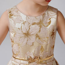 Dideyttawl Satin Girls Formal Dress for Wedding Pageant Special Occasion Ball Gown 750