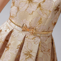 Dideyttawl Satin Girls Formal Dress for Wedding Pageant Special Occasion Ball Gown 750