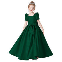 Girls Formal Dress Princess Birthday Party Dress Satin Formal Dresses For Teens