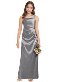 Dideyttawl A-Line Junior Bridesmaid Dresses  Special Occasion Dress for Girls 2520