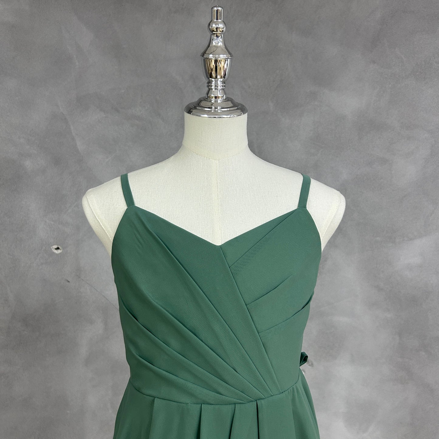Chiffon Short Junior Bridesmaid Dresses Knee Length Sleeveless Flower Girl Dresses for 4-16 2504