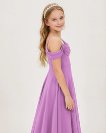Lavender Chiffon Junior Bridesmaid Dress